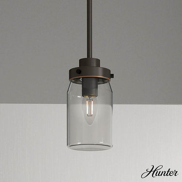 Hunter Lighting 1900-HL1 Devon Park 1 Light Mini Pendant 4