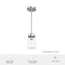 Hunter Lighting 1900-HL1 Devon Park 1 Light Mini Pendant 9