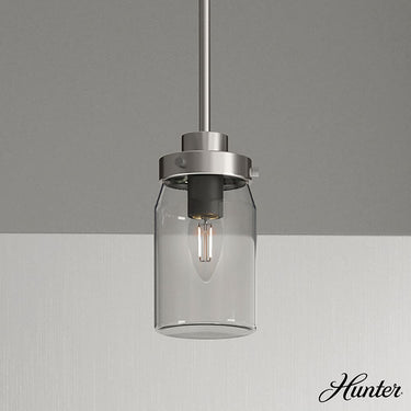 Hunter Lighting 1900-HL1 Devon Park 1 Light Mini Pendant 3