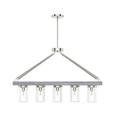 Hunter Lighting 1900-HL2 Devon Park 5 Light Linear Chandelier 12