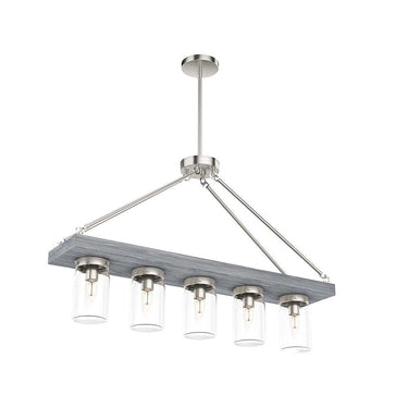 Hunter Lighting 1900-HL2 Devon Park 5 Light Linear Chandelier 13