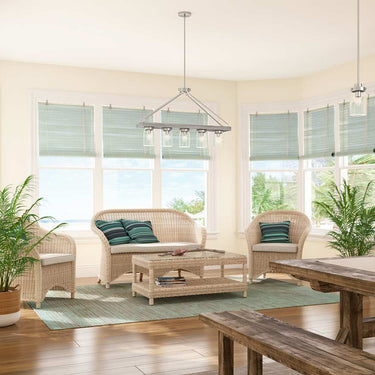 Hunter Lighting 1900-HL2 Devon Park 5 Light Linear Chandelier 6