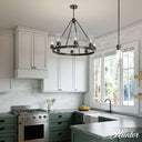 Hunter Lighting 1901 Hartland 8 Light Chandelier 12