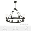 Hunter Lighting 1901 Hartland 8 Light Chandelier 15