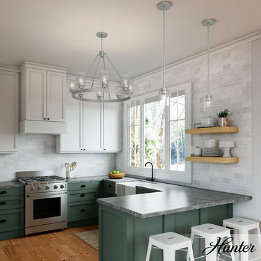 Hunter Lighting 1901 Hartland 8 Light Chandelier 5