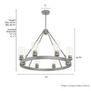 Hunter Lighting 1901 Hartland 8 Light Chandelier 7