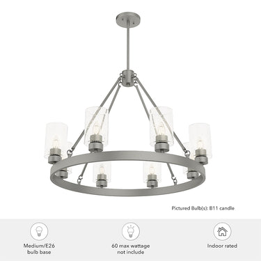 Hunter Lighting 1901 Hartland 8 Light Chandelier 8