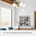 Hunter Lighting 1901-HL Hepburn 4 Light Chandelier 17