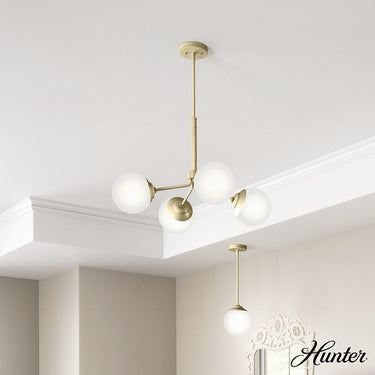 Hunter Lighting 1901-HL Hepburn 4 Light Chandelier 4