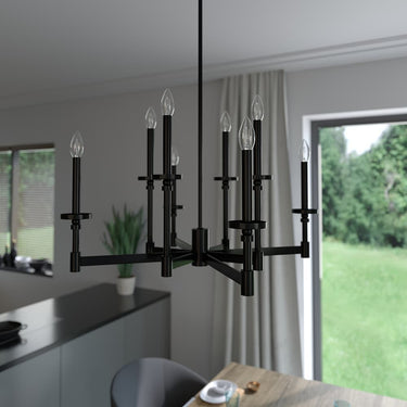 Hunter Lighting 1905 Briargrove 2-Tier 8 Light Chandelier 4
