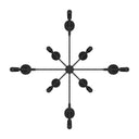 Hunter Lighting 1905 Briargrove 2-Tier 8 Light Chandelier 10