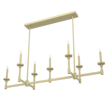 Hunter Lighting 1905-HL Donelson 7 Light Linear Chandelier 11