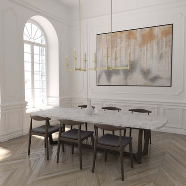 Hunter Lighting 1905-HL Donelson 7 Light Linear Chandelier 3