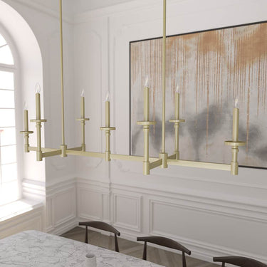 Hunter Lighting 1905-HL Donelson 7 Light Linear Chandelier 4