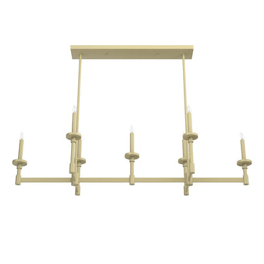 Hunter Lighting 1905-HL Donelson 7 Light Linear Chandelier 10