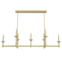 Hunter Lighting 1905-HL Donelson 7 Light Linear Chandelier 1