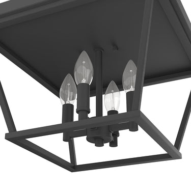 Hunter Lighting 1907-HL Laurel Ridge 4 Light Flush Mount 12