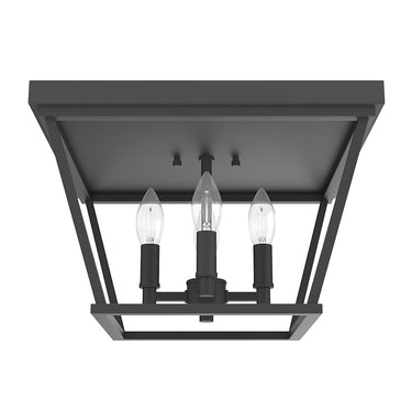 Hunter Lighting 1907-HL Laurel Ridge 4 Light Flush Mount 2