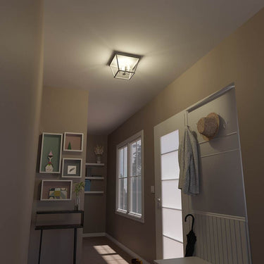 Hunter Lighting 1907-HL Laurel Ridge 4 Light Flush Mount 3