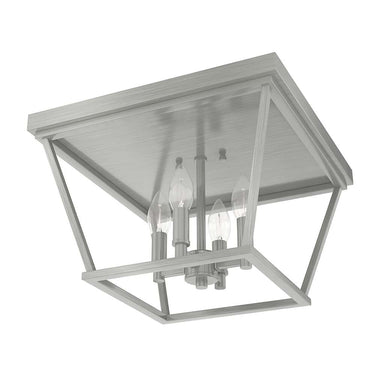 Hunter Lighting 1907-HL Laurel Ridge 4 Light Flush Mount 9
