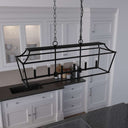 Hunter Lighting 1907 Laurel Ridge 6 Light Linear Chandelier 13