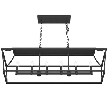 Hunter Lighting 1907 Laurel Ridge 6 Light Linear Chandelier 18
