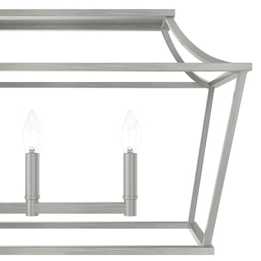 Hunter Lighting 1907 Laurel Ridge 6 Light Linear Chandelier 8