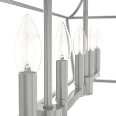 Hunter Lighting 1907 Laurel Ridge 6 Light Linear Chandelier 9