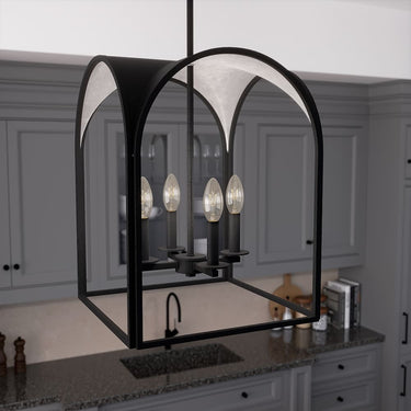 Hunter Lighting 1908-HL Dukestown 4 Light Lantern Pendant 15 in 13