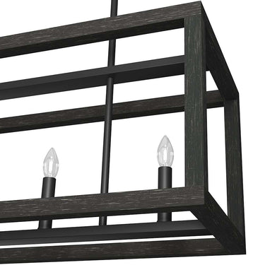 Hunter Lighting 1909-HL3 Squire Manor 5 Light Linear Chandelier 17