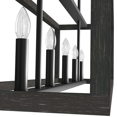 Hunter Lighting 1909-HL3 Squire Manor 5 Light Linear Chandelier 18