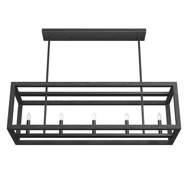 Hunter Lighting 1909-HL3 Squire Manor 5 Light Linear Chandelier 19