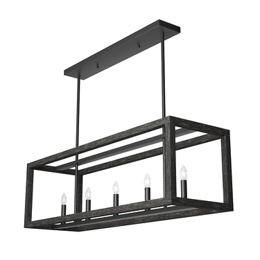 Hunter Lighting 1909-HL3 Squire Manor 5 Light Linear Chandelier 20