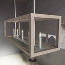 Hunter Lighting 1909-HL3 Squire Manor 5 Light Linear Chandelier 4