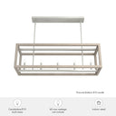 Hunter Lighting 1909-HL3 Squire Manor 5 Light Linear Chandelier 6