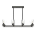 Hunter Lighting 191-HL Hartland 8 Light Linear Chandelier 2