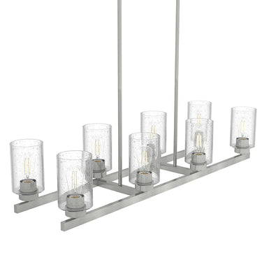 Hunter Lighting 191-HL Hartland 8 Light Linear Chandelier 9