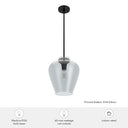 Hunter Lighting 1911-HL Vidria Clear Glass 1 Light 12 Inch Pendant 14