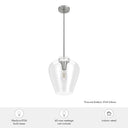 Hunter Lighting 1911-HL Vidria Clear Glass 1 Light 12 Inch Pendant 6