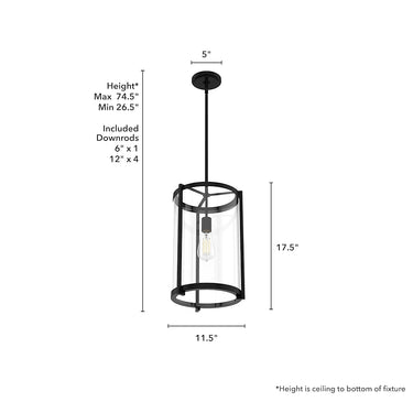 Hunter Lighting 1912 Astwood 1 Light Pendant 13
