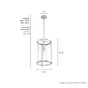 Hunter Lighting 1912 Astwood 1 Light Pendant 6