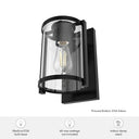 Hunter Lighting 1912-HL Astwood 1 Light Wall Sconce 13