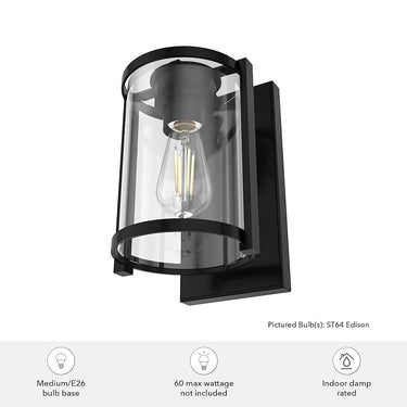 Hunter Lighting 1912-HL Astwood 1 Light Wall Sconce 13