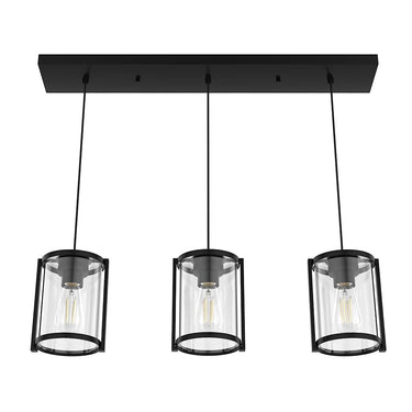 Hunter Lighting 1913 Astwood 3 Light Cluster Linear 17
