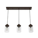 Hunter Lighting 1915-HL Devon Park 3 Light Cluster Linear 17