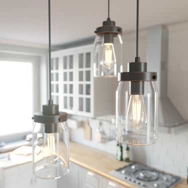Hunter Lighting 1915-HL1 Devon Park 3 Light Cluster Round 13