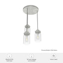 Hunter Lighting 1915-HL1 Devon Park 3 Light Cluster Round 3