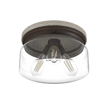 Hunter Lighting 1915-HL2 Devon Park 3 Light Flush Mount 9