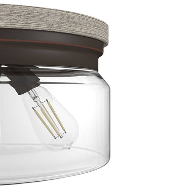 Hunter Lighting 1915-HL2 Devon Park 3 Light Flush Mount 8