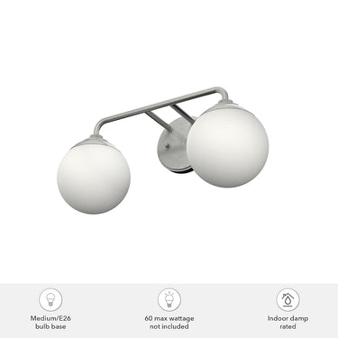 Hunter Lighting 1916-HL Hepburn 2 Light Vanity 6